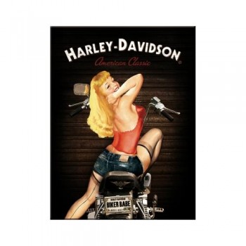 Магнит Nostalgic-Art "Harley-Davidson Biker Babe" (14333)